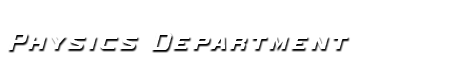 Physics Department Logo